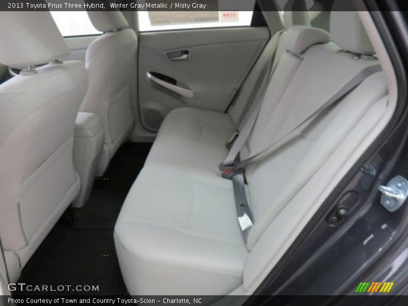 Winter Gray Metallic / Misty Gray 2013 Toyota Prius Three Hybrid