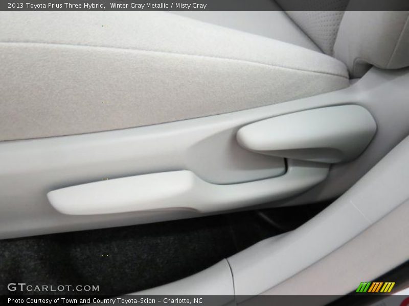 Winter Gray Metallic / Misty Gray 2013 Toyota Prius Three Hybrid