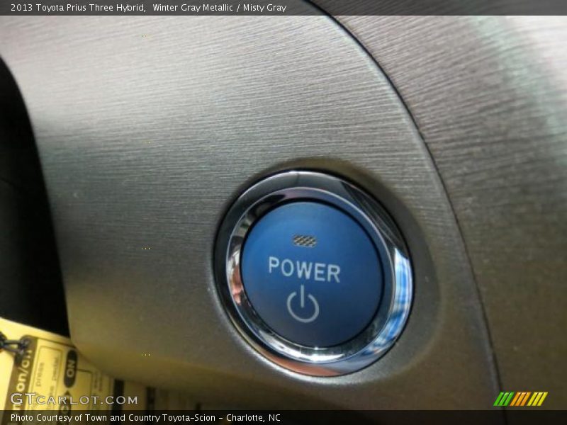 Winter Gray Metallic / Misty Gray 2013 Toyota Prius Three Hybrid
