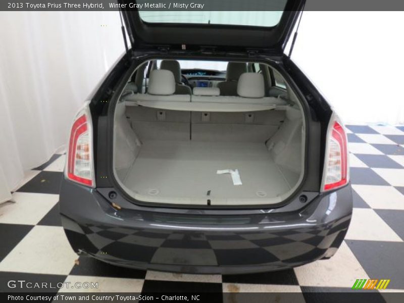 Winter Gray Metallic / Misty Gray 2013 Toyota Prius Three Hybrid