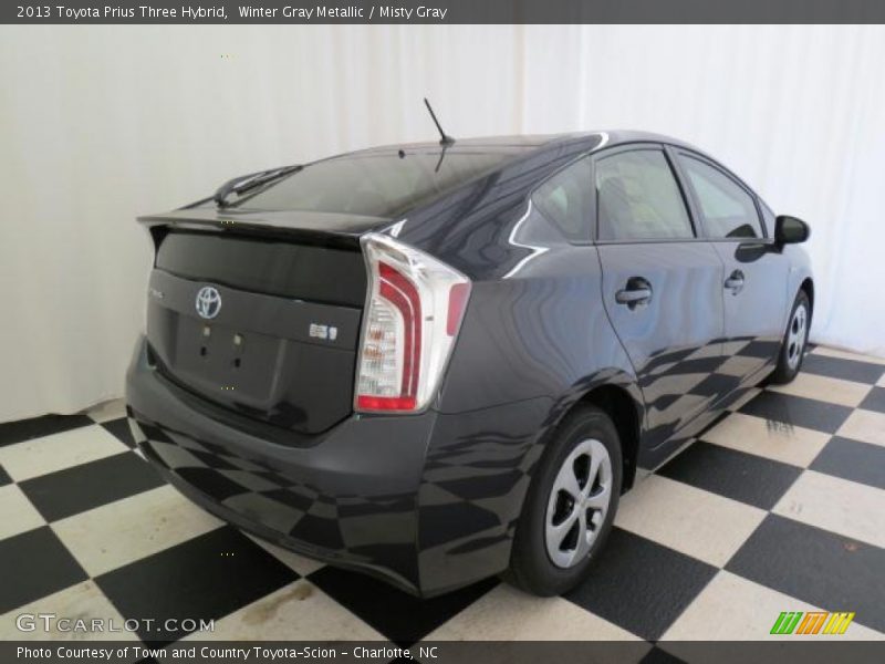 Winter Gray Metallic / Misty Gray 2013 Toyota Prius Three Hybrid