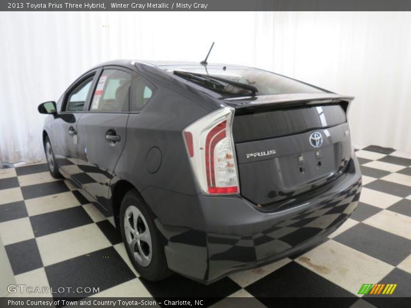 Winter Gray Metallic / Misty Gray 2013 Toyota Prius Three Hybrid