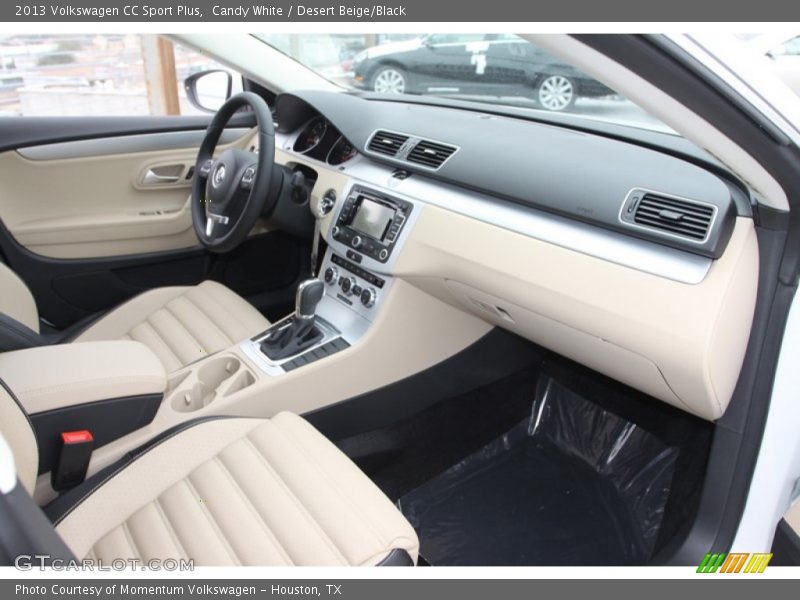Candy White / Desert Beige/Black 2013 Volkswagen CC Sport Plus