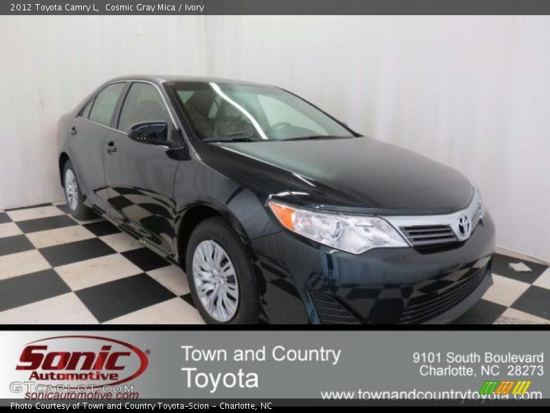 Cosmic Gray Mica / Ivory 2012 Toyota Camry L