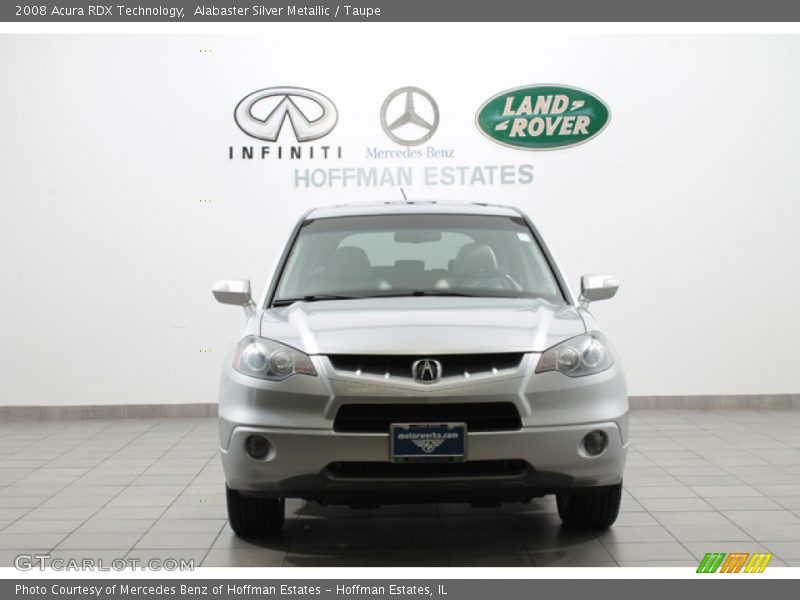 Alabaster Silver Metallic / Taupe 2008 Acura RDX Technology