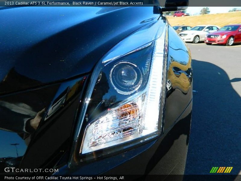 Black Raven / Caramel/Jet Black Accents 2013 Cadillac ATS 3.6L Performance