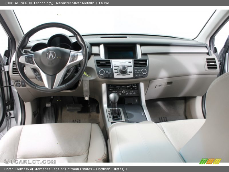 Alabaster Silver Metallic / Taupe 2008 Acura RDX Technology