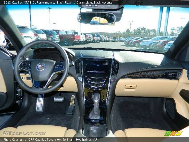 Black Raven / Caramel/Jet Black Accents 2013 Cadillac ATS 3.6L Performance