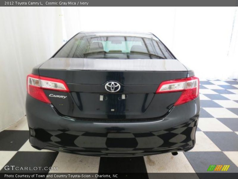 Cosmic Gray Mica / Ivory 2012 Toyota Camry L