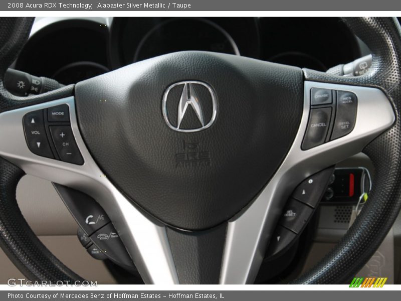 Alabaster Silver Metallic / Taupe 2008 Acura RDX Technology