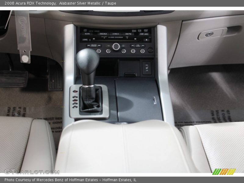 Alabaster Silver Metallic / Taupe 2008 Acura RDX Technology