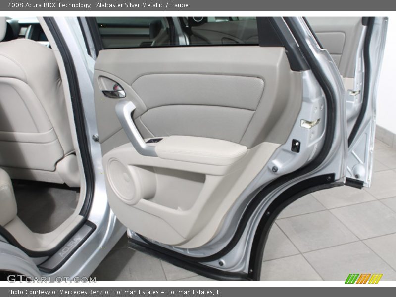Alabaster Silver Metallic / Taupe 2008 Acura RDX Technology