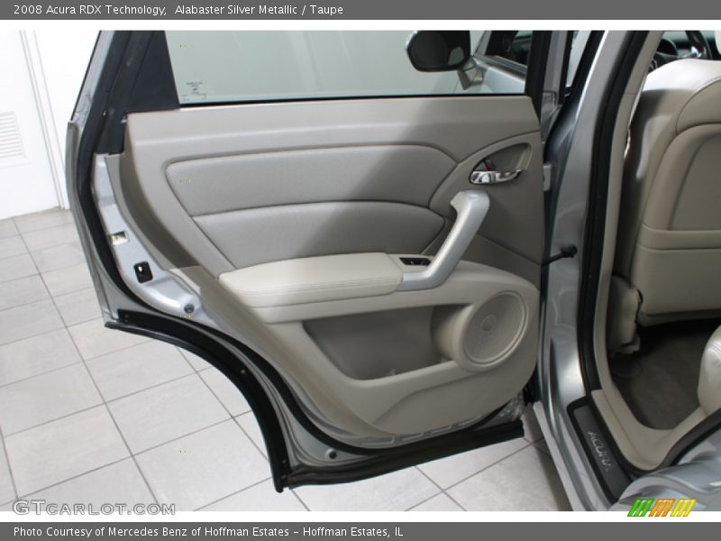 Alabaster Silver Metallic / Taupe 2008 Acura RDX Technology