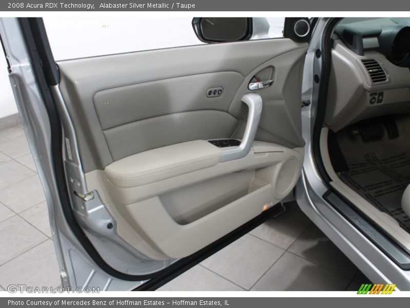 Alabaster Silver Metallic / Taupe 2008 Acura RDX Technology
