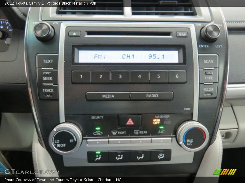 Attitude Black Metallic / Ash 2012 Toyota Camry L
