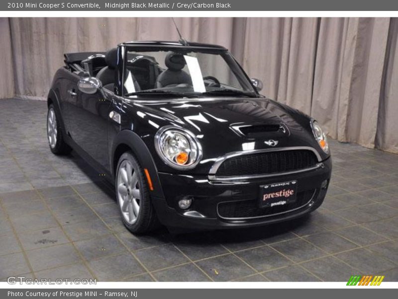 Midnight Black Metallic / Grey/Carbon Black 2010 Mini Cooper S Convertible