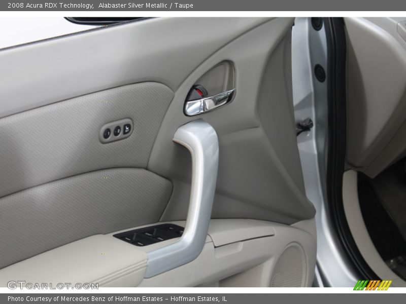 Alabaster Silver Metallic / Taupe 2008 Acura RDX Technology