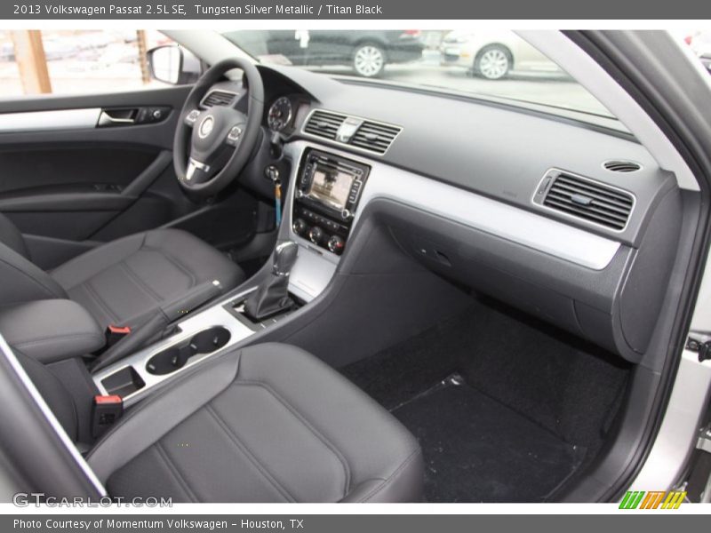 Tungsten Silver Metallic / Titan Black 2013 Volkswagen Passat 2.5L SE