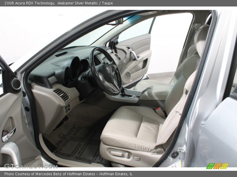 Alabaster Silver Metallic / Taupe 2008 Acura RDX Technology