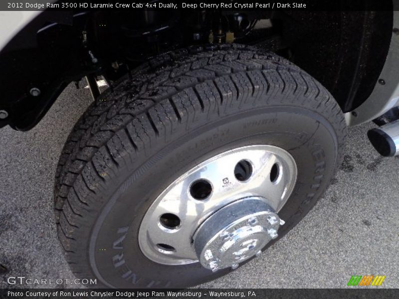 Deep Cherry Red Crystal Pearl / Dark Slate 2012 Dodge Ram 3500 HD Laramie Crew Cab 4x4 Dually