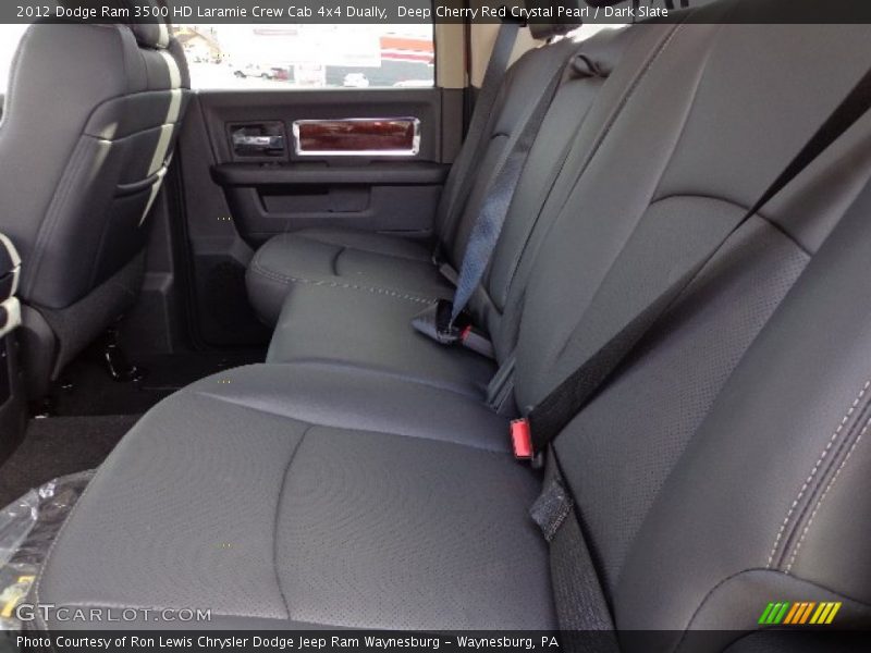Deep Cherry Red Crystal Pearl / Dark Slate 2012 Dodge Ram 3500 HD Laramie Crew Cab 4x4 Dually