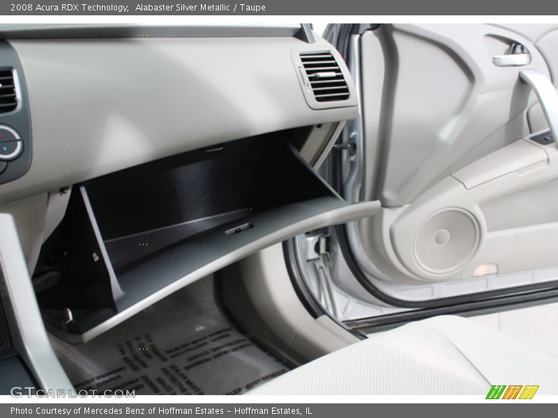 Alabaster Silver Metallic / Taupe 2008 Acura RDX Technology