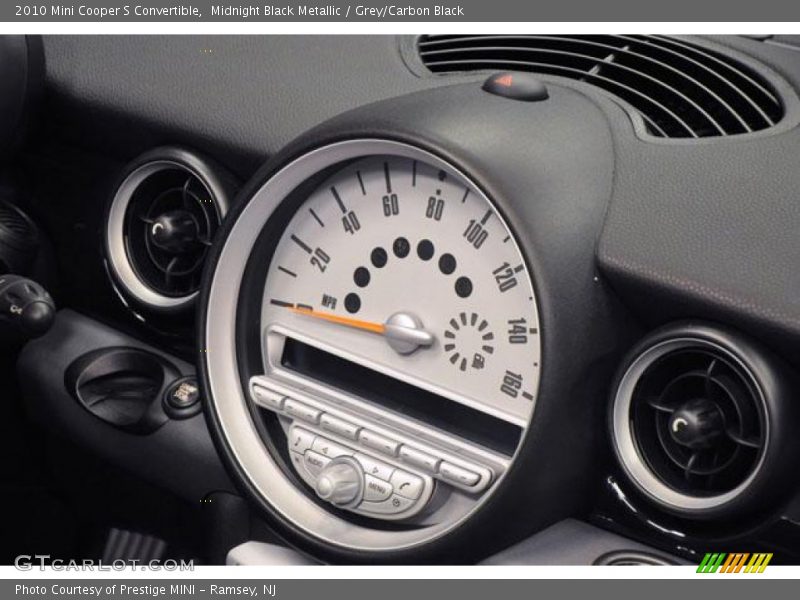 Midnight Black Metallic / Grey/Carbon Black 2010 Mini Cooper S Convertible