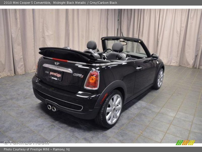 Midnight Black Metallic / Grey/Carbon Black 2010 Mini Cooper S Convertible