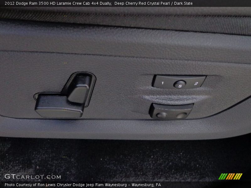 Deep Cherry Red Crystal Pearl / Dark Slate 2012 Dodge Ram 3500 HD Laramie Crew Cab 4x4 Dually
