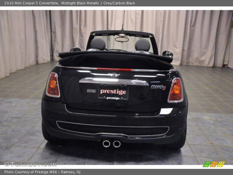 Midnight Black Metallic / Grey/Carbon Black 2010 Mini Cooper S Convertible