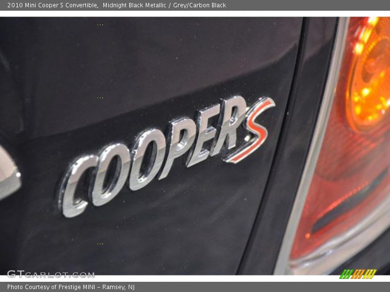 Midnight Black Metallic / Grey/Carbon Black 2010 Mini Cooper S Convertible