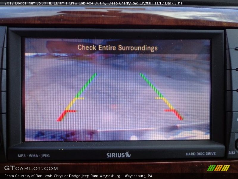 Deep Cherry Red Crystal Pearl / Dark Slate 2012 Dodge Ram 3500 HD Laramie Crew Cab 4x4 Dually