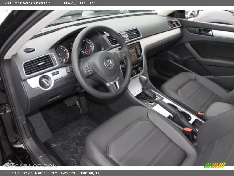 Black / Titan Black 2013 Volkswagen Passat 2.5L SE
