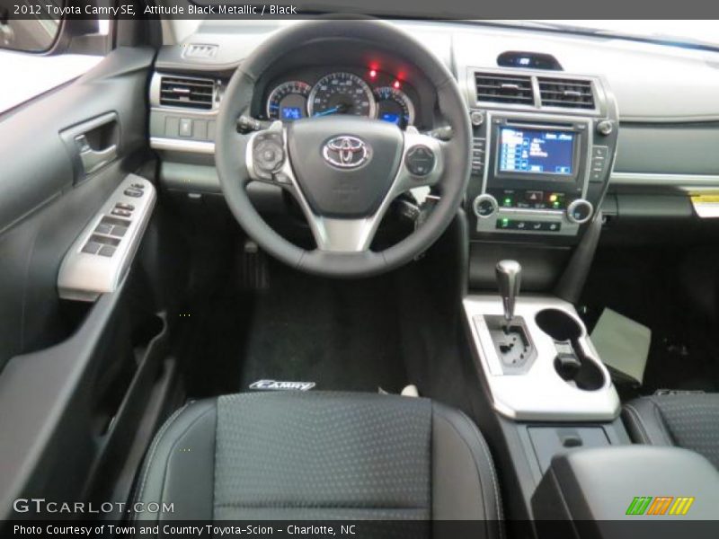Attitude Black Metallic / Black 2012 Toyota Camry SE