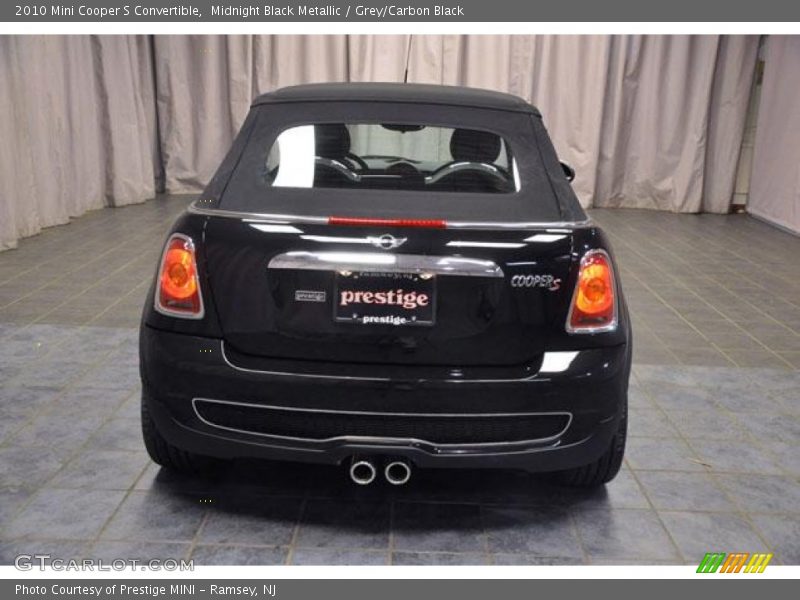 Midnight Black Metallic / Grey/Carbon Black 2010 Mini Cooper S Convertible