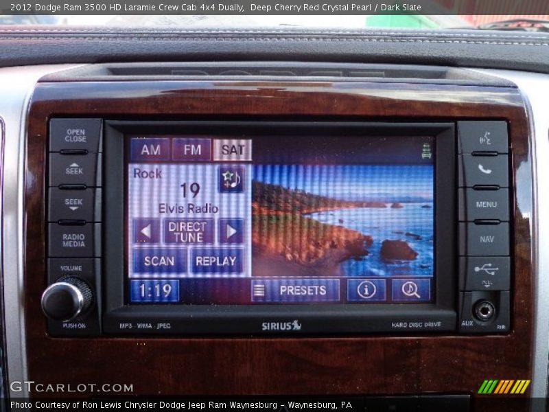 Deep Cherry Red Crystal Pearl / Dark Slate 2012 Dodge Ram 3500 HD Laramie Crew Cab 4x4 Dually