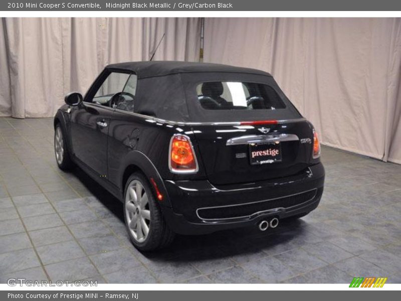Midnight Black Metallic / Grey/Carbon Black 2010 Mini Cooper S Convertible