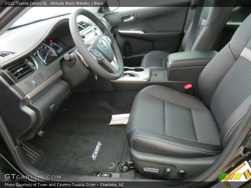 Attitude Black Metallic / Black 2012 Toyota Camry SE