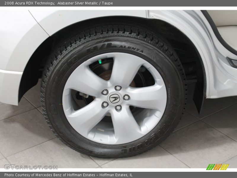 Alabaster Silver Metallic / Taupe 2008 Acura RDX Technology