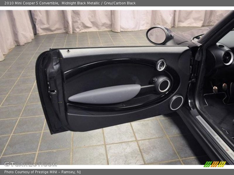 Midnight Black Metallic / Grey/Carbon Black 2010 Mini Cooper S Convertible