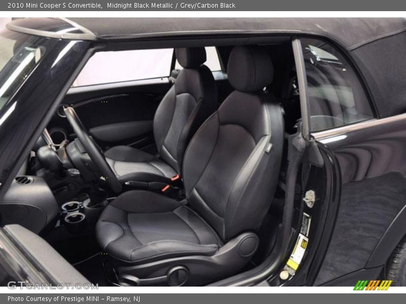 Midnight Black Metallic / Grey/Carbon Black 2010 Mini Cooper S Convertible