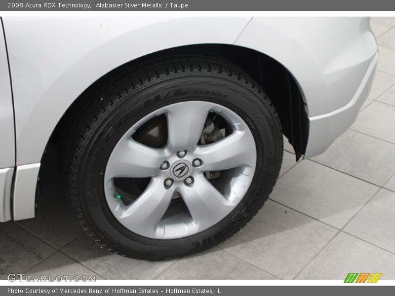 Alabaster Silver Metallic / Taupe 2008 Acura RDX Technology