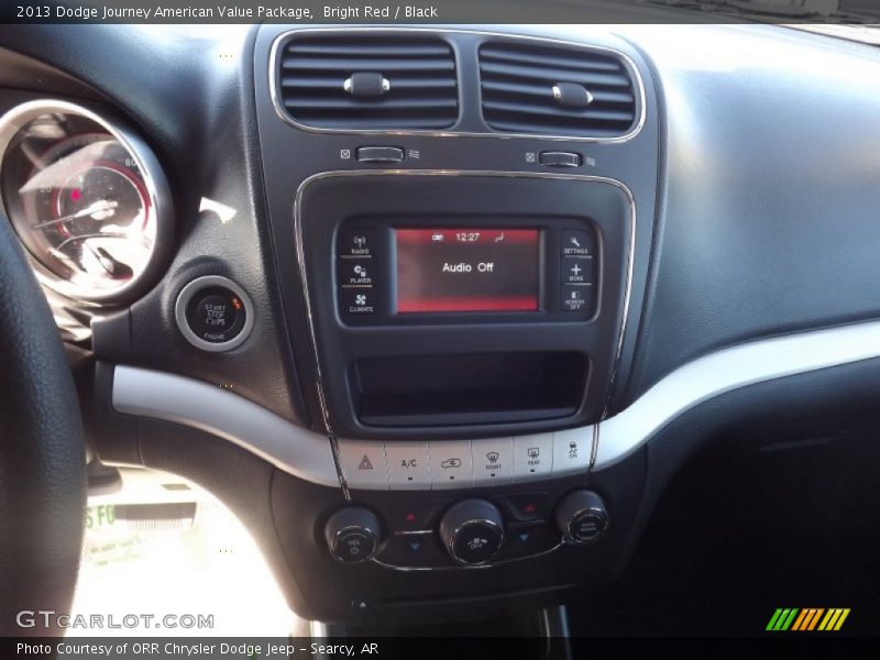 Bright Red / Black 2013 Dodge Journey American Value Package