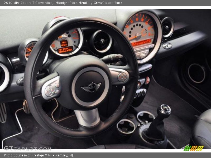 Midnight Black Metallic / Grey/Carbon Black 2010 Mini Cooper S Convertible