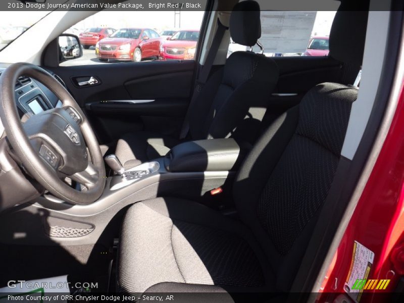 Bright Red / Black 2013 Dodge Journey American Value Package