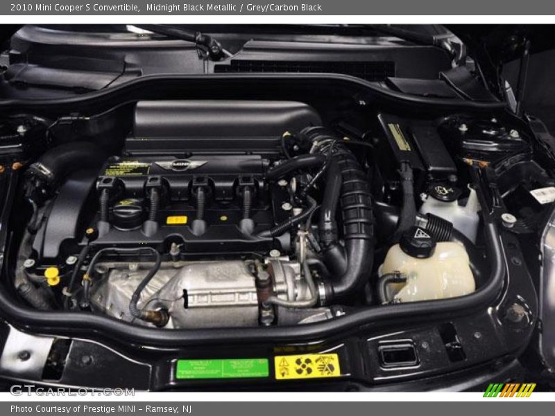 Midnight Black Metallic / Grey/Carbon Black 2010 Mini Cooper S Convertible