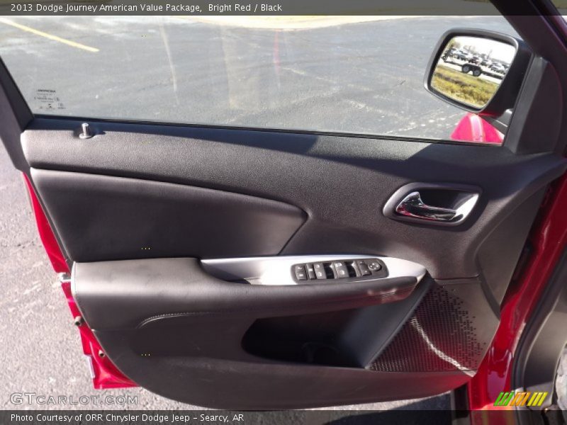 Bright Red / Black 2013 Dodge Journey American Value Package