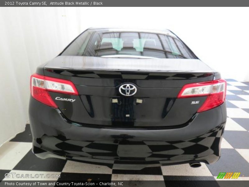 Attitude Black Metallic / Black 2012 Toyota Camry SE