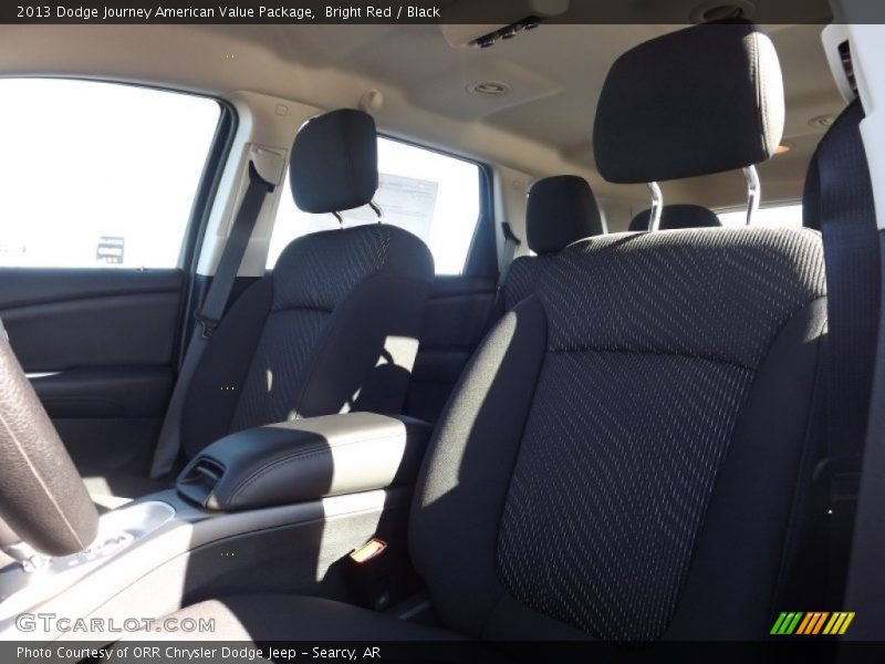Bright Red / Black 2013 Dodge Journey American Value Package