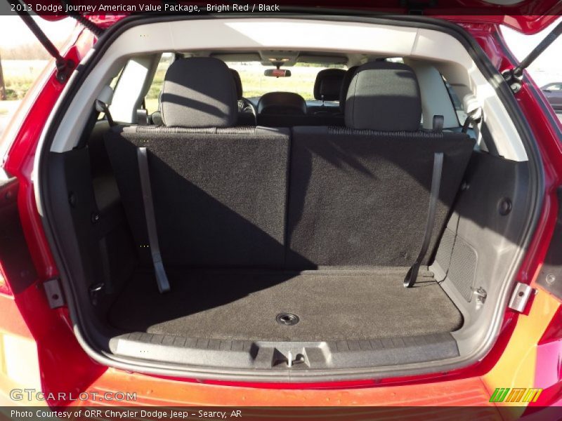Bright Red / Black 2013 Dodge Journey American Value Package